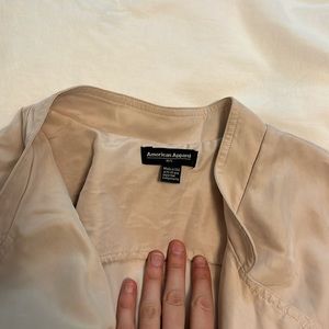 Long Tan Waist Belt Coat
